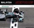 Πρωταθλητής Lewis Hamilton του Grand Prix της Μαλαισίας 2014